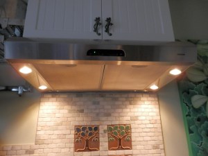 Broan vent hood with LED lights